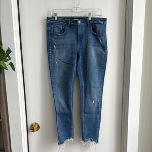 [ZARA] Blue Distressed Women's Jeans